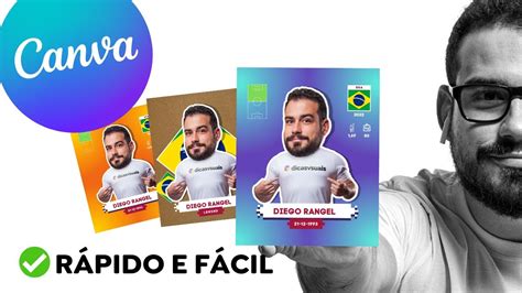 Como FAZER FIGURINHAS Da COPA 2022 No CANVA YouTube