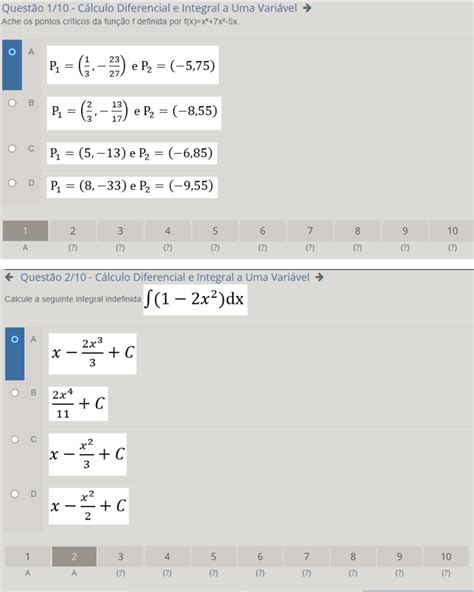 Apol 2 C Cálculo Diferencial E Integral A Uma Variável