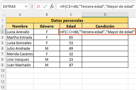 Funci N If En Excel Usos F Rmula O Sintaxis Y Ejemplos