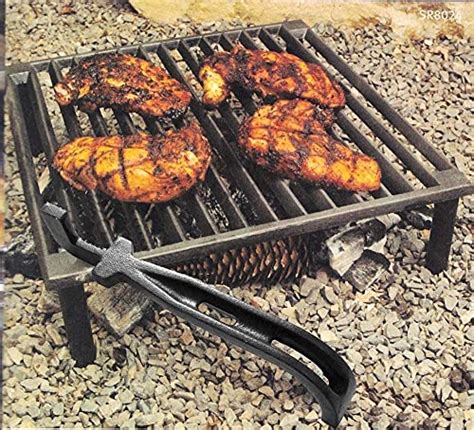 BBQ Universal Grate Lifter Of Long Cast Iron Hot Surfaces Handling Lifter Gripper For Most