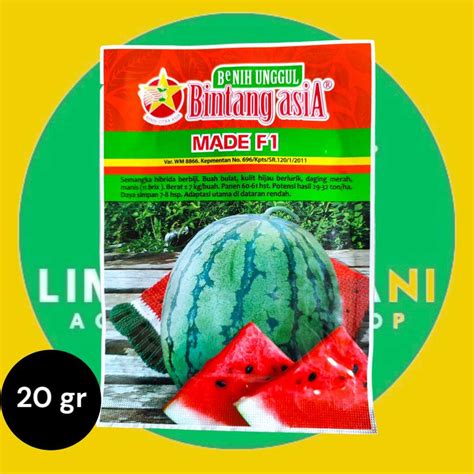 Jual Semangka Merek Bintang Asia MADE F1 20 Gram 100 ORI Shopee