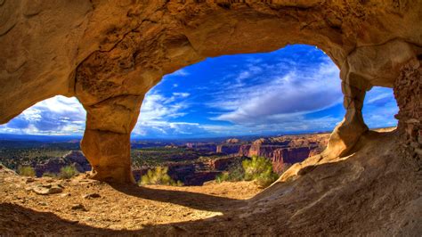 Wallpaper Landscape Rock Nature Sky Coast Cliff Cave Valley