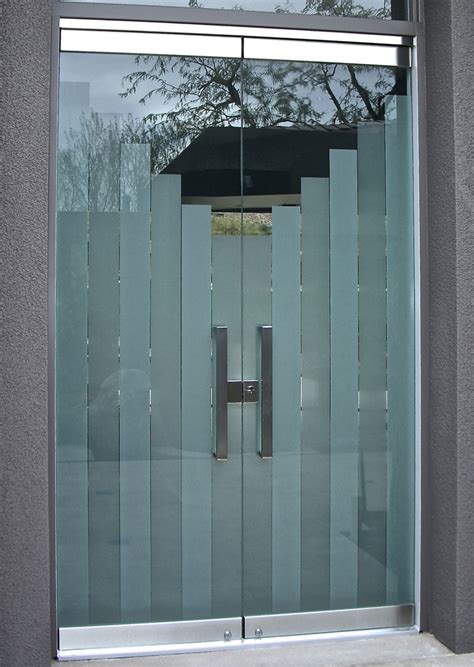 Frameless Glass Front Entry Doors Sans Soucie Art Glass