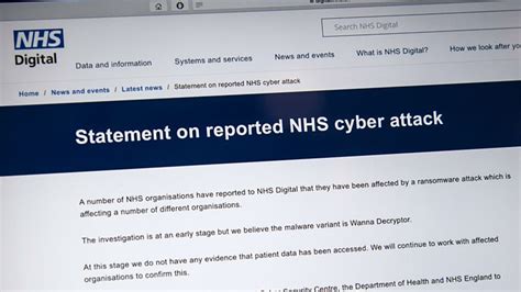 Nhs Cyber Attack Gps And Hospitals Hit By Ransomware Bbc News