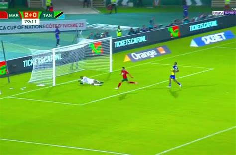 But de Youssef Nesyri | Maroc vs Tanzanie (3-0)