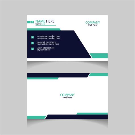 Corporate business card design templates 25895045 Vector Art at Vecteezy