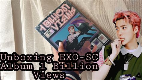 Unboxing EXO SC 1 Billion Views Album Ocean Ver Sehun Ver Bahasa