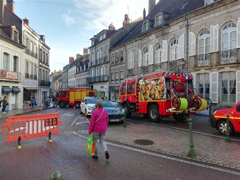 Autun Possible fuite de gaz la rue Guérin fermée même aux piétons