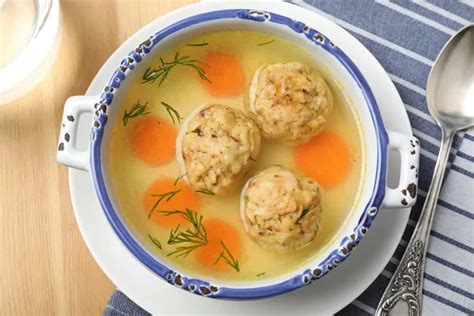 Chicken Matzo Ball Soup Jewish Dish Steeped In History