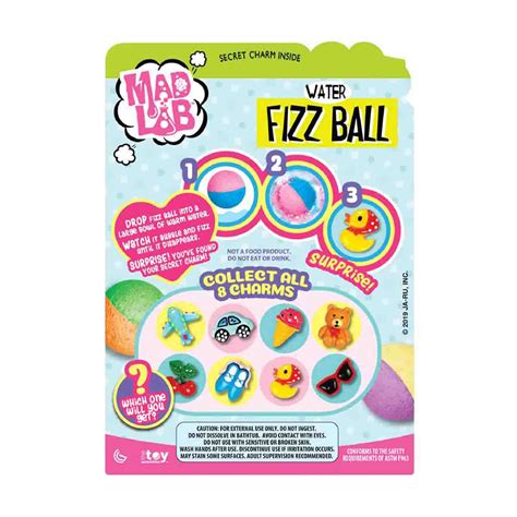 Mad Lab Fizzy Bomb Fizz Secret Ball With Surprise Charm