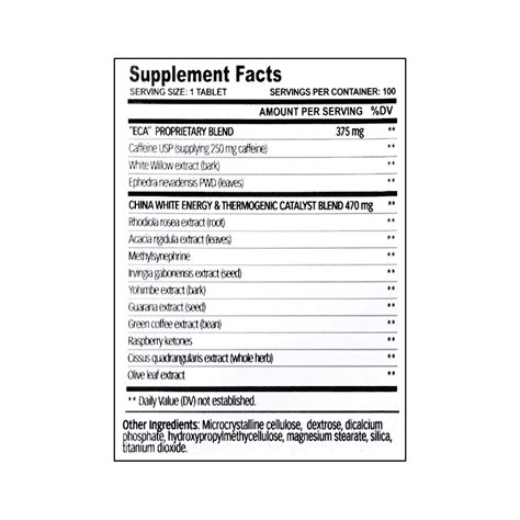 China White - PS Group Suplements