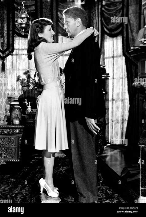 Ball Of Fire From Left Barbara Stanwyck Gary Cooper 1941 Stock