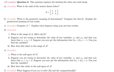 Solved 20 ﻿marks ﻿question 2 ﻿this Question Explores The