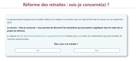 R Forme Des Retraites Un Outil Vous Permet D Estimer L Impact Sur