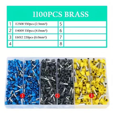 Ve Tubular Crimp Terminals Wire Insulated