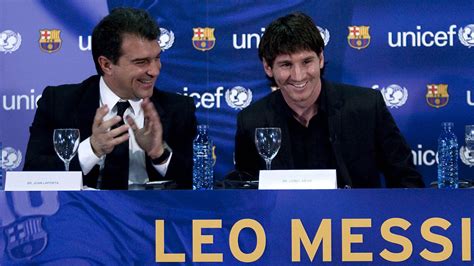 Joan Laporta Was Emphatic About His Relationship With Lionel Messi And Talked About A Possible