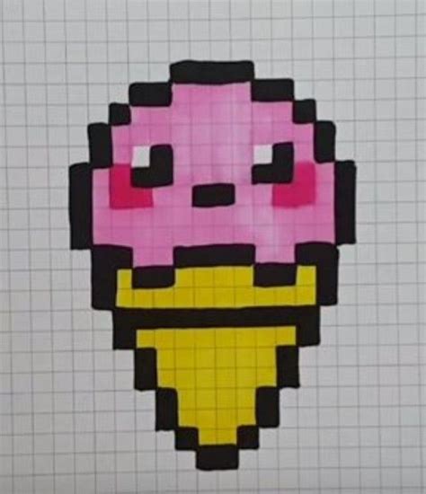 An Image Of A Pixel Art Piece With Pink And Yellow Colors On It S Face