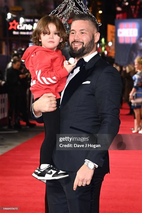 Tony Bellew attends the "Creed III" European Premiere at Cineworld ...