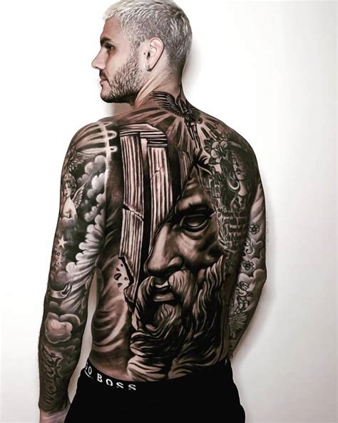 Neptune Backpiece Tattoo For Mauro Icardi