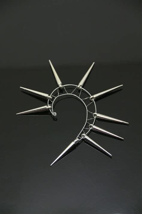 Spiked Ear Cuff Large Punk Rock Ear Wrap Tribal Jewelry Etsy