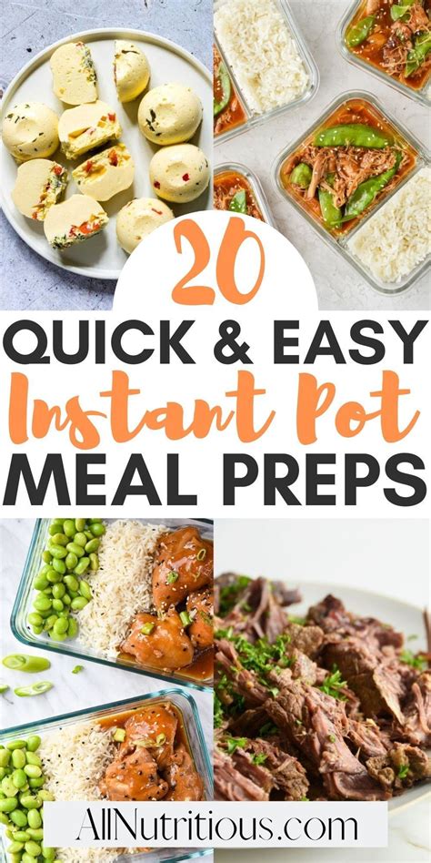 41 Easy Instant Pot Meal Prep Recipes That Taste Amazing Recipe