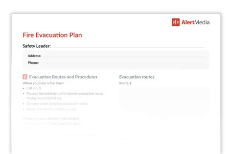 How To Create A Fire Evacuation Plan Template