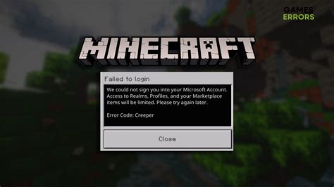 Minecraft Error Code Creeper Fix It Effortlessly DevsDay Ru