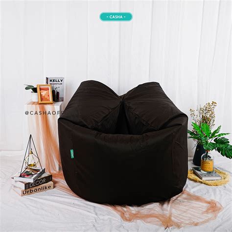 Jual Cargo Casha Round Bean Bag Large Bahan Waterproof Plus Isi