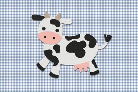 Cute Cow Svg Design 148341 Cut Files Design Bundles