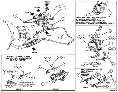 Ford Mustang Shift Linkage Troubleshooting Loose Shifter And Diagrams