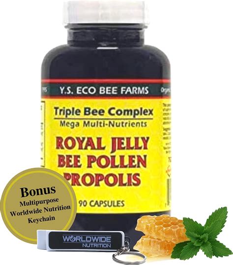 Amazon YS Eco Bee Farms Royal Jelly Bee Pollen Propolis Plus