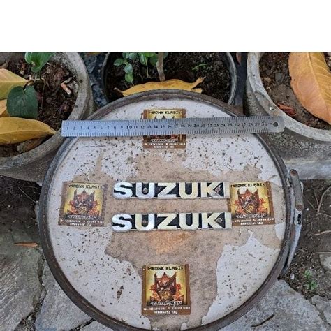 Jual Emblem Tangki Suzuki Gt100 Gt125 Gp100 Gp125 Trs Katana ORIGINAL