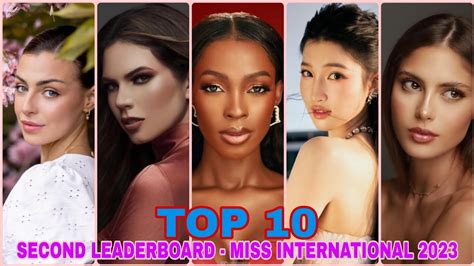 Miss International Top Second Leaderboard Youtube