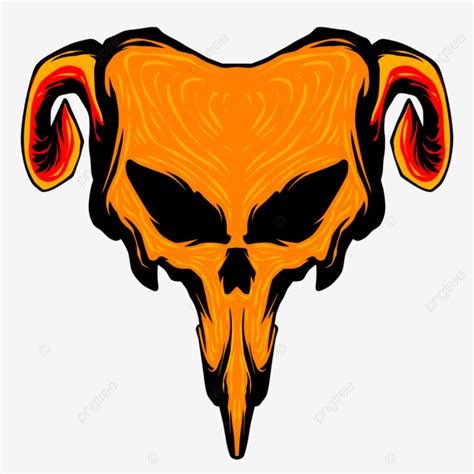 Skull Devil Vector Mascot Skull Devil Mascot Skull PNG And Vector