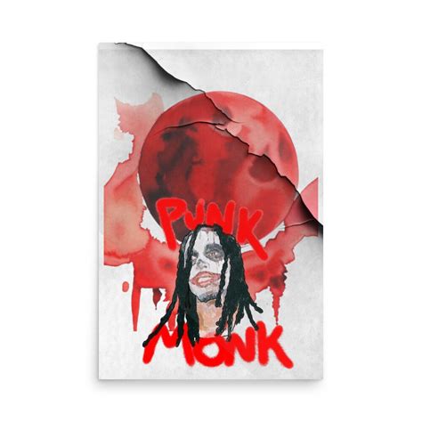 Playboi Carti Punk Monk Poster Etsy