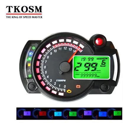 Aliexpress Buy Tkosm Koso Motorcycle Digital Lcd Gauge