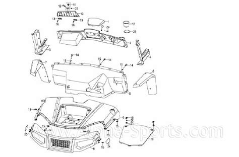 Hisun 500 Utv Parts Diagram