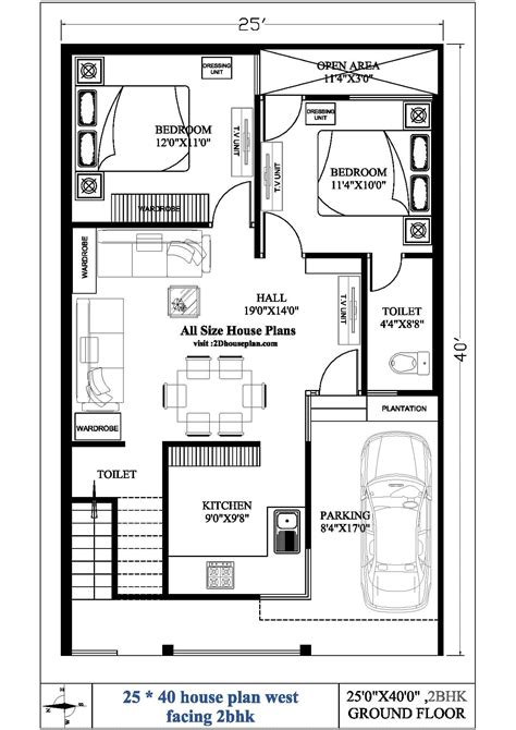 2 Bhk Flat Floor Plan Vastu