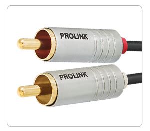 Kabel 2RCA 2RCA Prolink Futura Slim FSL201 1m