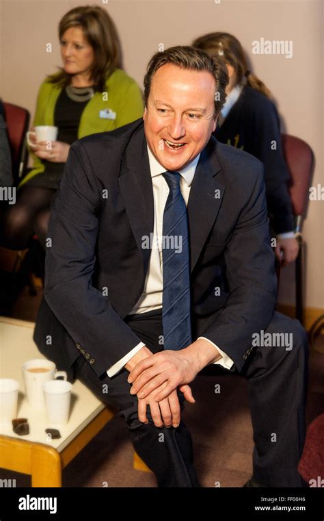 Ex UK Prime Minister David Cameron smiling Stock Photo - Alamy