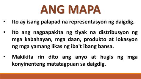 Ang Mapa At Globo Mga Espesyal Na Guhit Araling Panlipunan Matatag