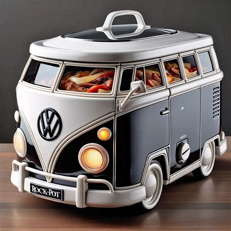 Volkswagen Bus Slow Cookers Retro Cooking Charm