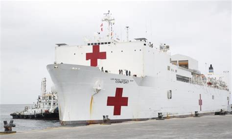 Buque hospital Comfort de la Armada de Estados Unidos realizará