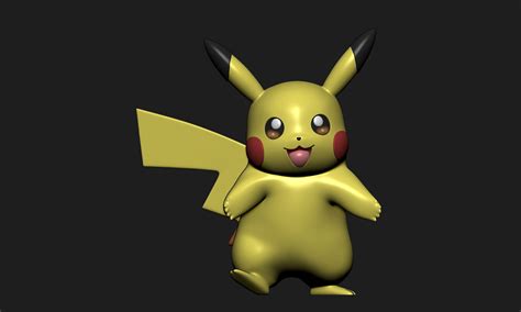 Stl File Pokemon Pichu Pikachu And Raichu With 2 Poses 🐉 ・3d Print