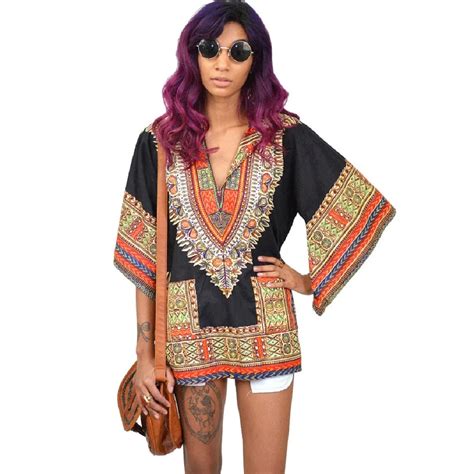 Buy African Dashiki Dress African Clothing Black