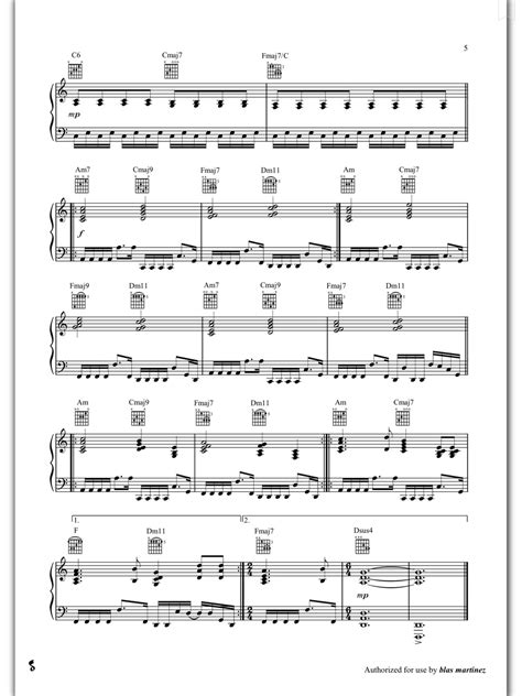 Piano Sheet Music — Breathe me - Sia (Piano Sheet)