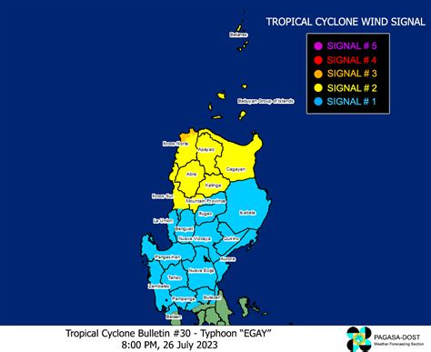 Typhoon Egay Doksuri Advisory No Typhoon Philippine Tc