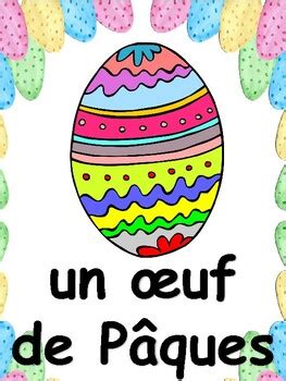 Vocabulaire Paques P Ques Easter Vocabulary French By Fsl Fun Et Facile