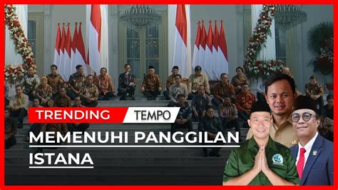 Isu Reshuffle Kabinet Menguat Ini Tiga Tokoh Politik Yang Dipanggil