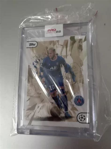 Neymar Jr Paris Saint Germain By Che Heijnen 2022 Topps Project 22 £1000 Picclick Uk